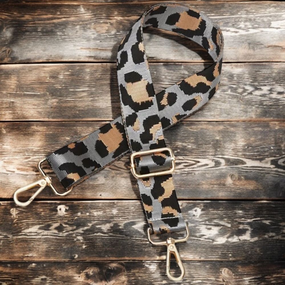 Leopard Print Crossbody Bag Adjustable Shoulder Strap